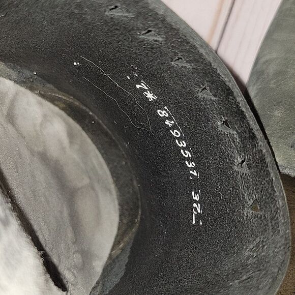 Mephisto Mobils Clog Shoes Suede Mules Black  Perforated Cut outs  Slip-on 37 - Picture 10 of 12